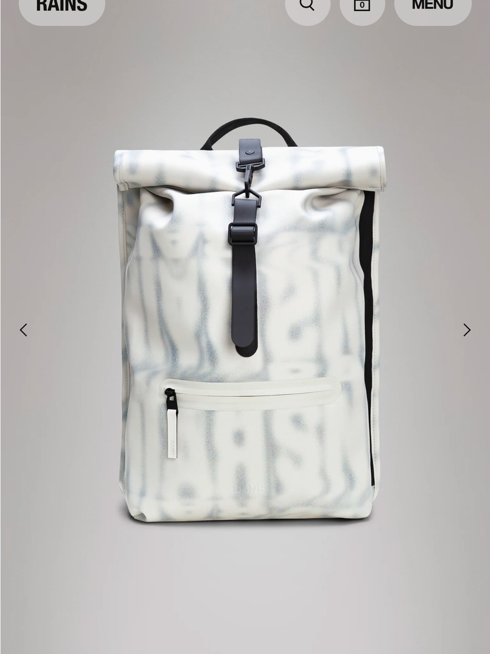 RAINS Rolltop Rucksack - Spray - Picture 4 of 7
